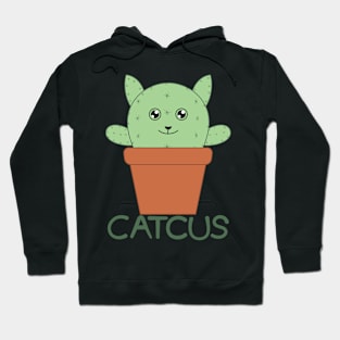 Cute Cat Cactus Hoodie